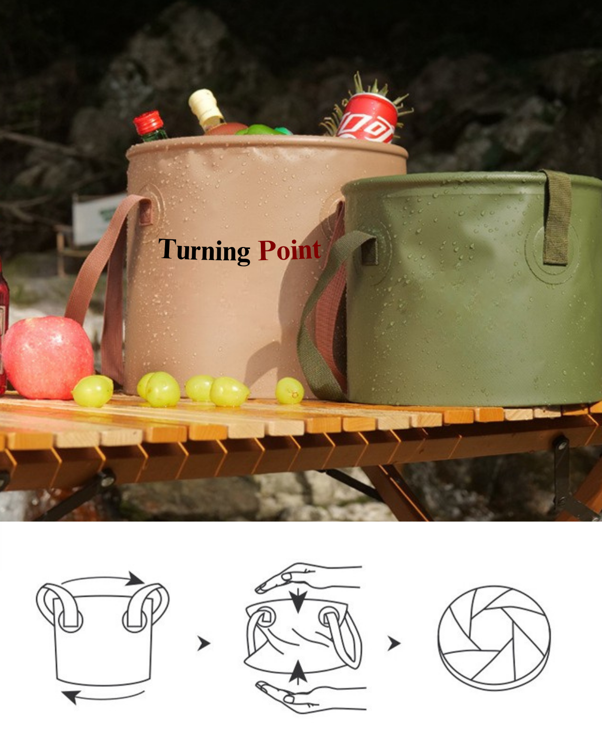 Turning Point Portable Water Bucket