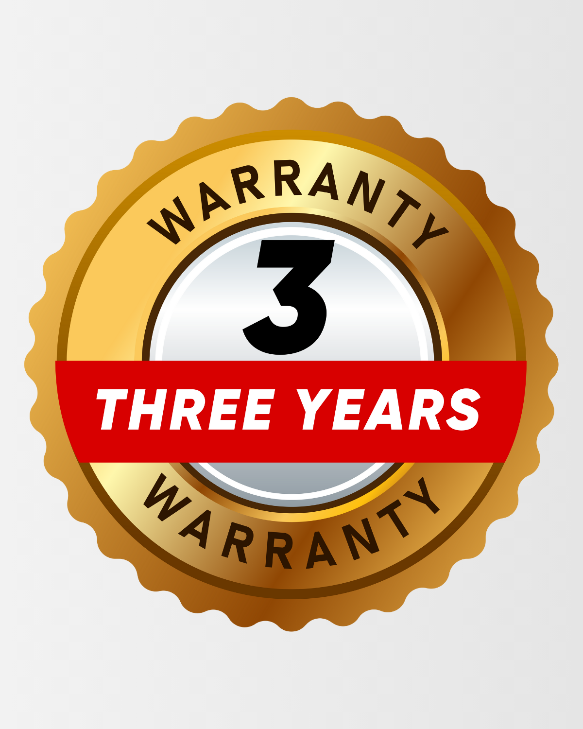 3-Year Warranty